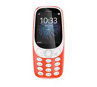 Nokia 3310 - Teléfono móvil (Barra, SIM doble, 6,1 cm (2.4"), 2 MP, 1200 mAh, Naranja), Versión extranjera, No tiene idioma español