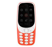 Nokia 363001 3310 de teléfono móvil (6,09 cm (2,4 Pulgadas) Pantalla, Dual SIM, microSD Lector Tarjetas de Memoria, batería de 1200 mAh) Rojo
