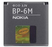 Nokia Batería de Repuesto BP-6 M de polímero de Litio, 1100 mAh (Original) 6280, 6288, 6233, 6234, N93, N73, N73 Music Edition