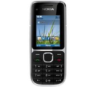Nokia C2-01 - Teléfono móvil (5,08 cm (2"), 320 x 240 Pixeles, LCD, microSD (TransFlash), 64 MB, 3,2 MP) Negro