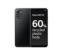 Nokia G60 5G Dual-SIM 64GB ROM + 4GB RAM (solo GSM | sin CDMA) Fábrica desbloqueado 5G Smartphone (negro)