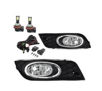 NOKRGQW luces antiniebla coche Para Civic Sedan 2009-2013 Rejilla Parachoques Delantero Izquierdo Y Derecho Lámpara Señal Luz Antiniebla Conducción Con Arnés