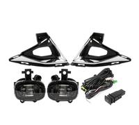 NOKRGQW luces antiniebla coche Para Nissan Para Qashqai Versión 2022-2023 Interruptor Juego Luces Antiniebla Adicional + Kit Parachoques Delantero Cableado