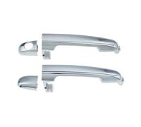 NOKRGQW Tiradores exteriores coche Para Hyundai Para Sonata Sedan 2006-2010 826523K000AA 826513K000AA FDH010213 Manija Puerta Exterior Cromada Delantera Trasera Izquierda Derecha