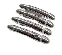 NOKRGQW Tiradores exteriores coche Para Megane Ii 2 MK2 2002-2008 ABS Cubierta Cromada Manija Puerta Embellecedora