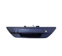 NOKRGQW Tiradores exteriores coche Para Toyota Para Hilux Para Revo 2015-2021 690900K120 69090-0K110 Manija Puerta Trasera Agujeros Para Llave Cámara Negro Cromado