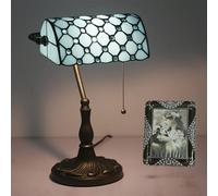NOKTAI Lámpara de Escritorio de Banco Retro, lámpara de Mesa de Escritorio, lámpara de Escritorio Continental de la Antigua Shanghái de la República de China, iluminación Creativa para ba