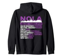 NOLA Accent Traductor Funny Nueva Orleans Sudadera con Capucha