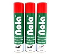 NOLA - Juego de 3 recambios de gas butano de 300 ml con adaptador 5 en 1, gas puro europeo para encendedores, sopletes de cocina, hornillos de camping y más, 900 ml en total
