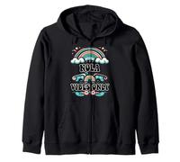 NOLA Vibes Only Cute Retro Girls NOLA Name Sudadera con Capucha