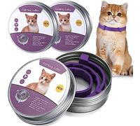 NOLACE Collar Calmante para Perros Y Gatos, Collar Calmante Feromonas, Tamaño Ajustable, Seguro E Impermeable, Calma Y Calma Los Nervios, Alivia La Ansiedad para Perros Y Gatos(2 Piezas)