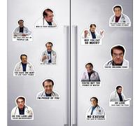 NOLACE Imanes Divertidos para Nevera de Cocina del Dr. Nowzaradan - 12 Piezas - PVC