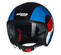 NOLAN Casco N21 06 Bicromo 345 M, Negro, Azul y Rojo