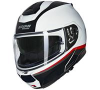 NOLAN Cascos N100-6 Incognito White / Red / Black XL