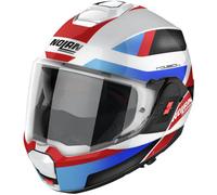 NOLAN Cascos N120-1 Subway N-Com Metal White / Blue / Red / Black S