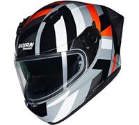 Casco Integral Nolan N60-6 SPORT DINAMICO 345 Grigio / Arancione / Nero