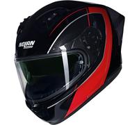 Nolan N60-6 Sport Mesmerico Casco, negro-rojo, tamaño XS para Hombres