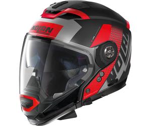 NOLAN Cascos N70-2 GT Celeres N-Com Flat Black / Grey / Red S