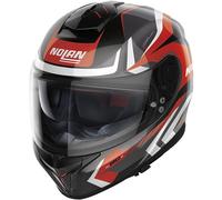 NOLAN Cascos N80-8 Rumble N-Com Metal Black / Red S