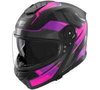 Nolan Casco integral N80-8 Trittico 358 Mujer M Mate Negro/Gris Oscuro/Lila/Fucsia