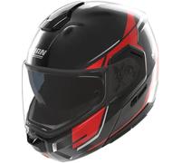 Nolan N90-3 Sincrono 350, casco abatible M female Negro/Rojo/Blanco