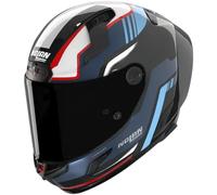 Nolan Casco integral X-804 RS Ultra Carbon Piega 366 M mujer Carbono/Negro/Azul osc./Azul cl./Rojo