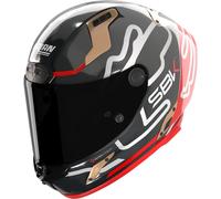Nolan Casco integral X-804 RS Ultra Carbon SBK 360 Mujer talla M Carbono/Negro/Rojo/Gris/Oro