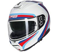 NOLAN Helmet N100-6 ASSOLUTO 347 XL, Blanco, Azul, Rojo, Azul Claro