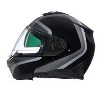 NOLAN Helmet N100-6 ASSOLUTO 349 XS, Negro/Plateado/Blanco