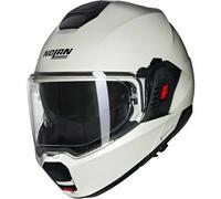 NOLAN Helmet N120-1 Classico NOBILE 320 XL, Pearl, Blanco