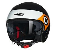 Casco Jet Nolan N21 ONIRICO 342 Nero / Bianco / Arancione