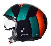 NOLAN Helmet N21 06 TANGENTE 347 L, Black/Army Green/Orange
