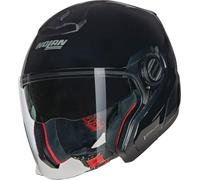 Nolan N40-5 06 Classico N-Com Casco Jet, negro, tamaño XL para Hombres