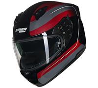 NOLAN Helmet N60-6 ERMETICO 345 L, Negro/Rojo/Gris