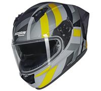 NOLAN Helmet N60-6 Sport DINAMICO 344 L, Gris/Amarillo/Negro