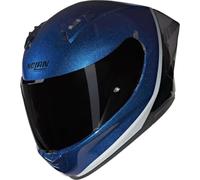 Nolan N60-6 Sport Verniciatura Speciale Casco, Azul/Negro/Plata, Talla XXL (64)