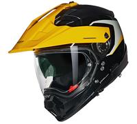 NOLAN Helmet N70-2 X 06 Convinto 345 M, Negro/Gris/Amarillo