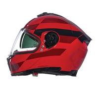 Nolan N80-8 Casco, Unisex, Rojo y Negro, Small