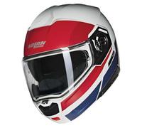Nolan N90-3 06 Roboto Casco Abatible Blanco/Rojo/Azul M unisex