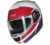 NOLAN Cascos N90-3 Roboto White / Red / Blue XL
