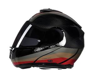 NOLAN Helmet X-1005 Ultra Gran Tour 347 L, Carbono/Piedra/Ocre/Rojo
