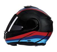 NOLAN Helmet X-1005 Ultra Gran Tour 348 XL, Carbono/Azul/Rojo/Azul Claro