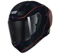 NOLAN Helmet X-804 RS ASSO DI PICCHE 342 L, Carbono/Negro/Rojo