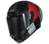 NOLAN Helmet X-804 RS Combo Gara 351 M, Carbono/Rojo/Gris/Negro