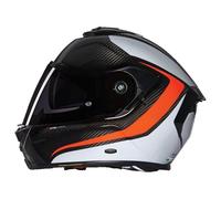 Nolan X-903 Ultra Carbon Intrigo 344, casco integral L male Negro/Gris Claro/Rojo Neón