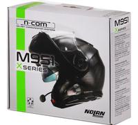 Nolan N-Com M951 X Sistema de comunicación Bluetooth de un solo juego, negro, Talla única