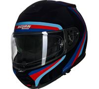 Nolan N100-6 Assoluto 348, casco abatible M male Negro/Rojo/Azul/Azul Claro