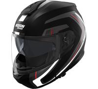 Nolan N100-6 Radiante Casco, negro-gris-rojo, tamaño 2XL para Hombres