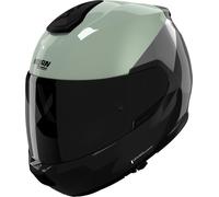 Nolan N100-6 Verniciatura Speciale Casco, negro/verde, Talla S (56)