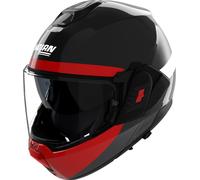 Nolan N120-1 Blocco 357, casco modular S female Negro/Gris Oscuro/Rojo/Blanco